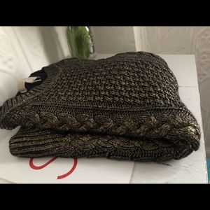 Michael Kors metallic knitted sweater